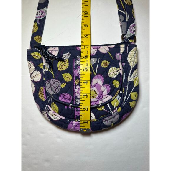 Vera Bradley Floral Nightingale Crossbody Bag Zip Closure Magnetic Front Pocket - Picture 4 of 7